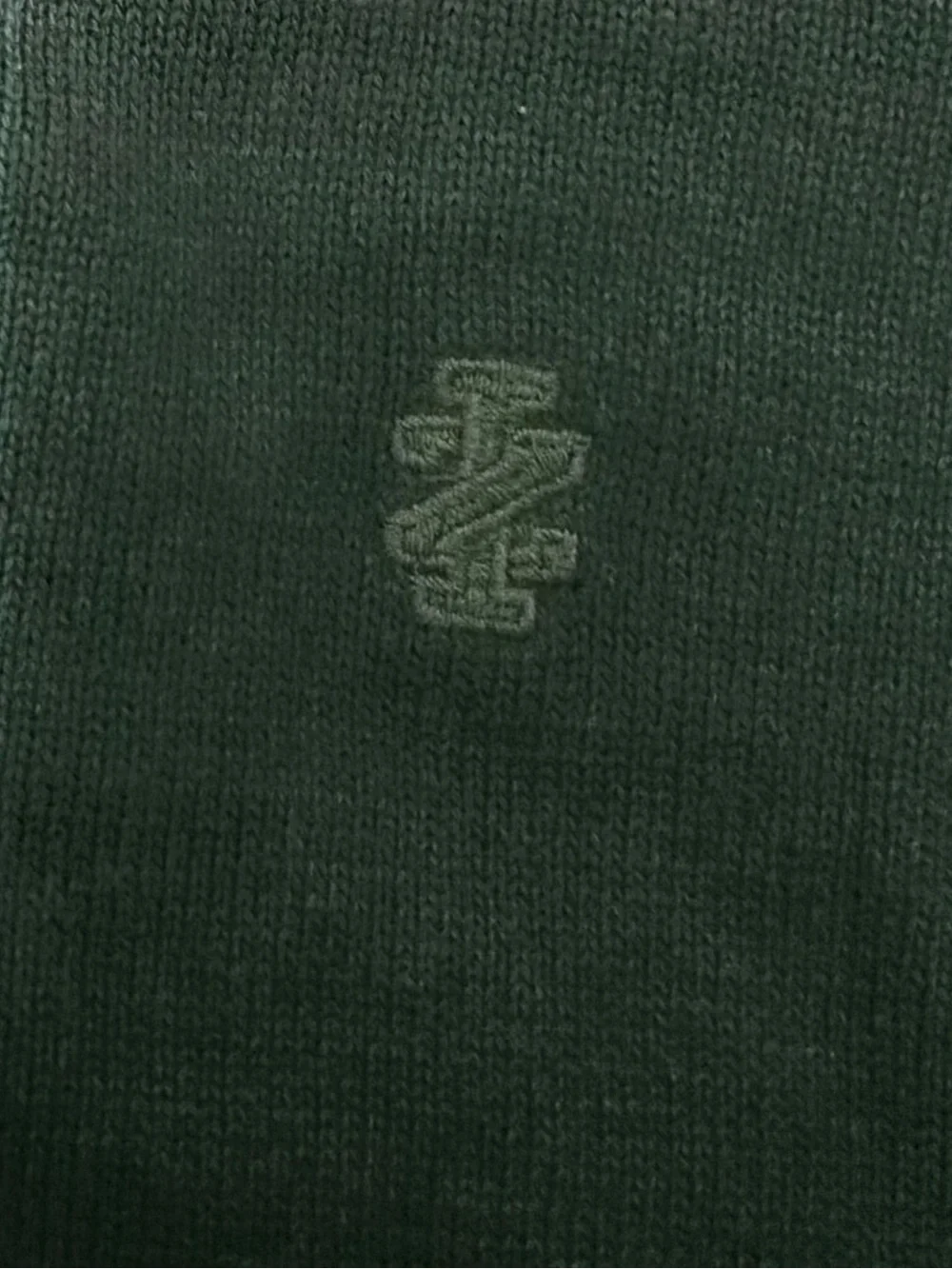 Izod Men's Dark Green Quarter Zip Sweater
